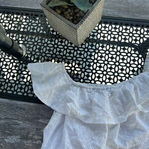 White Embroidered Blouse🤍